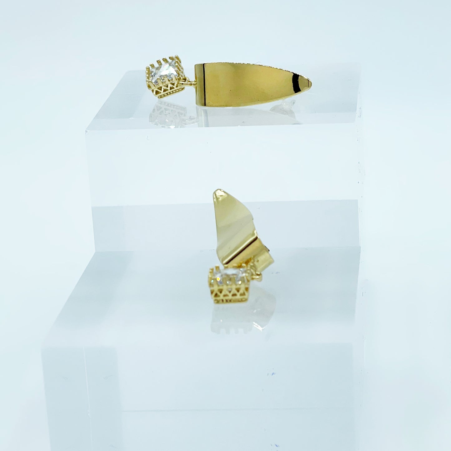 Twinkling Triangle Earrings