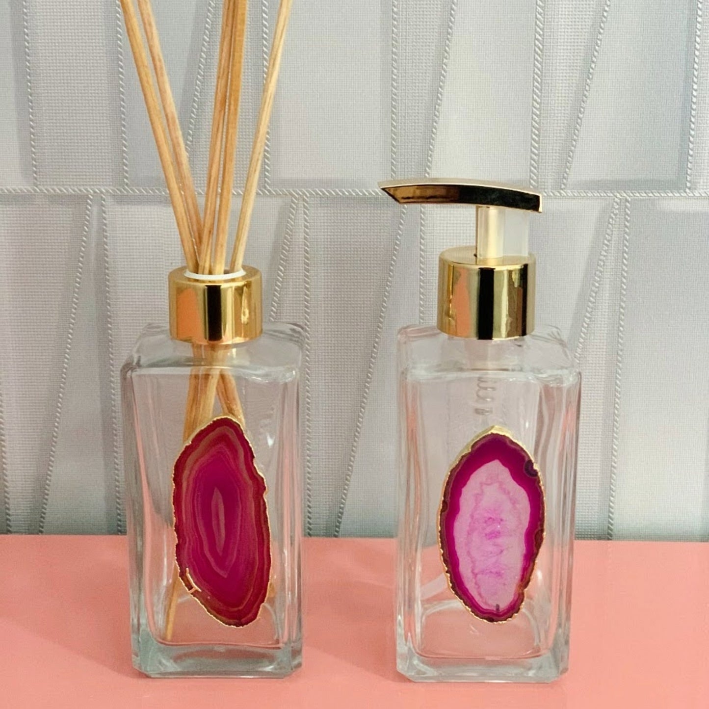 Pink Agate Diffuser Kit