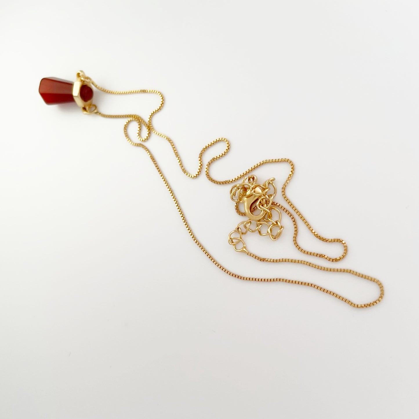 Red Agate and gold Jasper