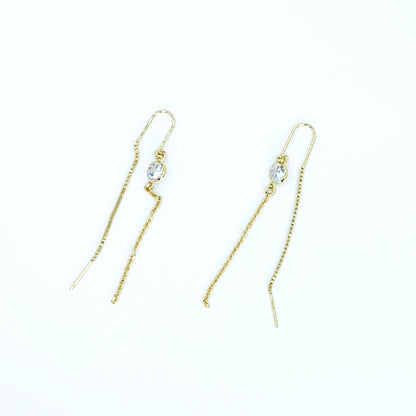 Dainty Delicate Chain Earrings