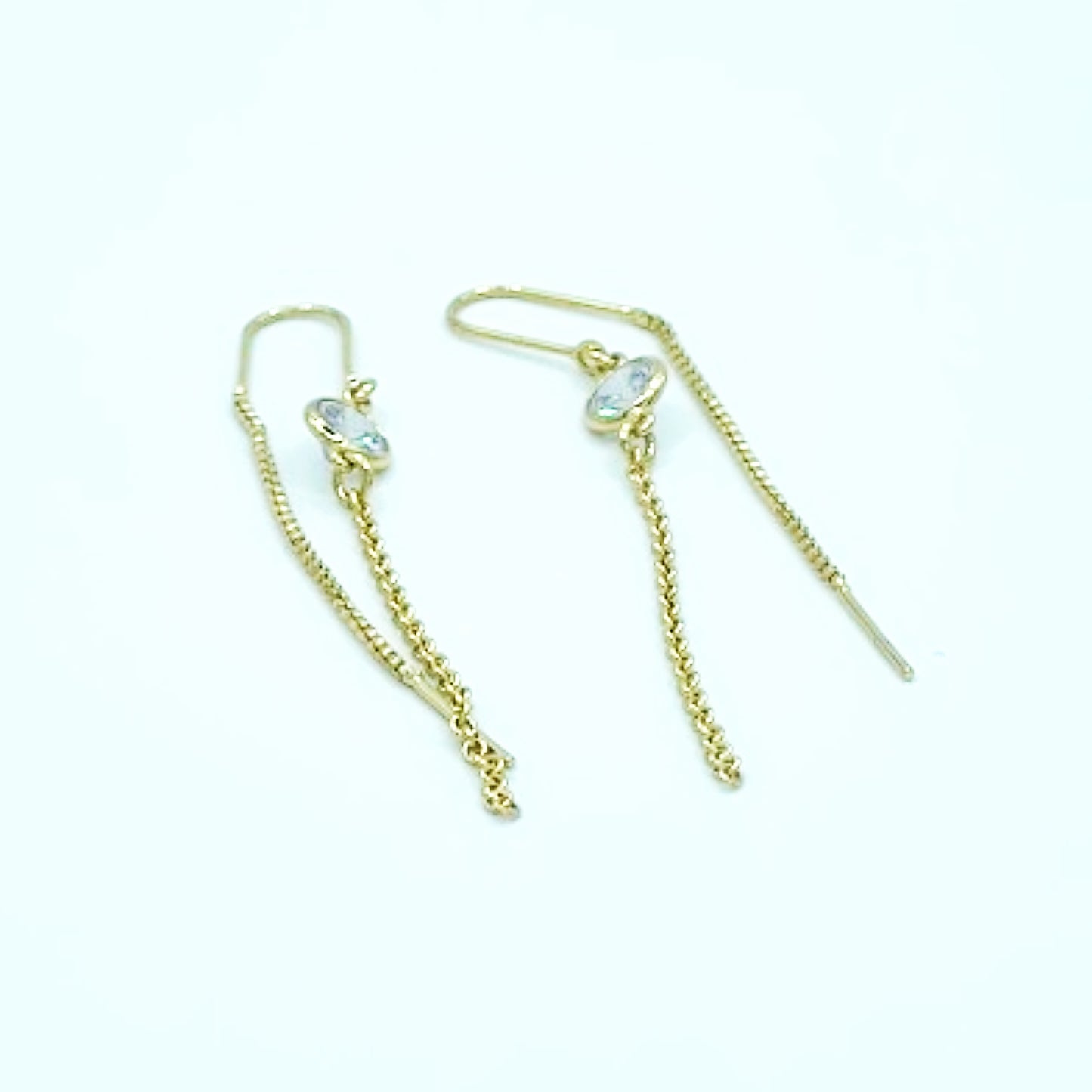 Dainty Delicate Chain Earrings