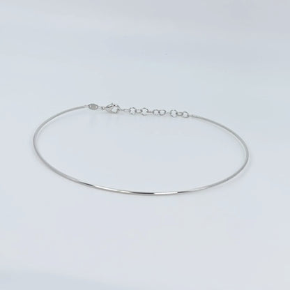 Slim Bangle Necklace